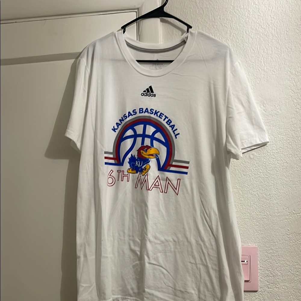 Adidas Kansas Jayhawks basketball shirt